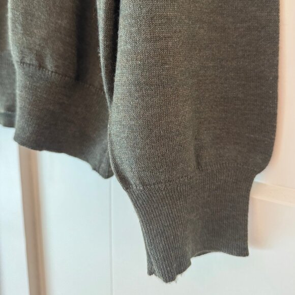 Jos. A. Bank Merino Wool Sweater L Mock Neck Vintage Made in Italy - Picture 6 of 6
